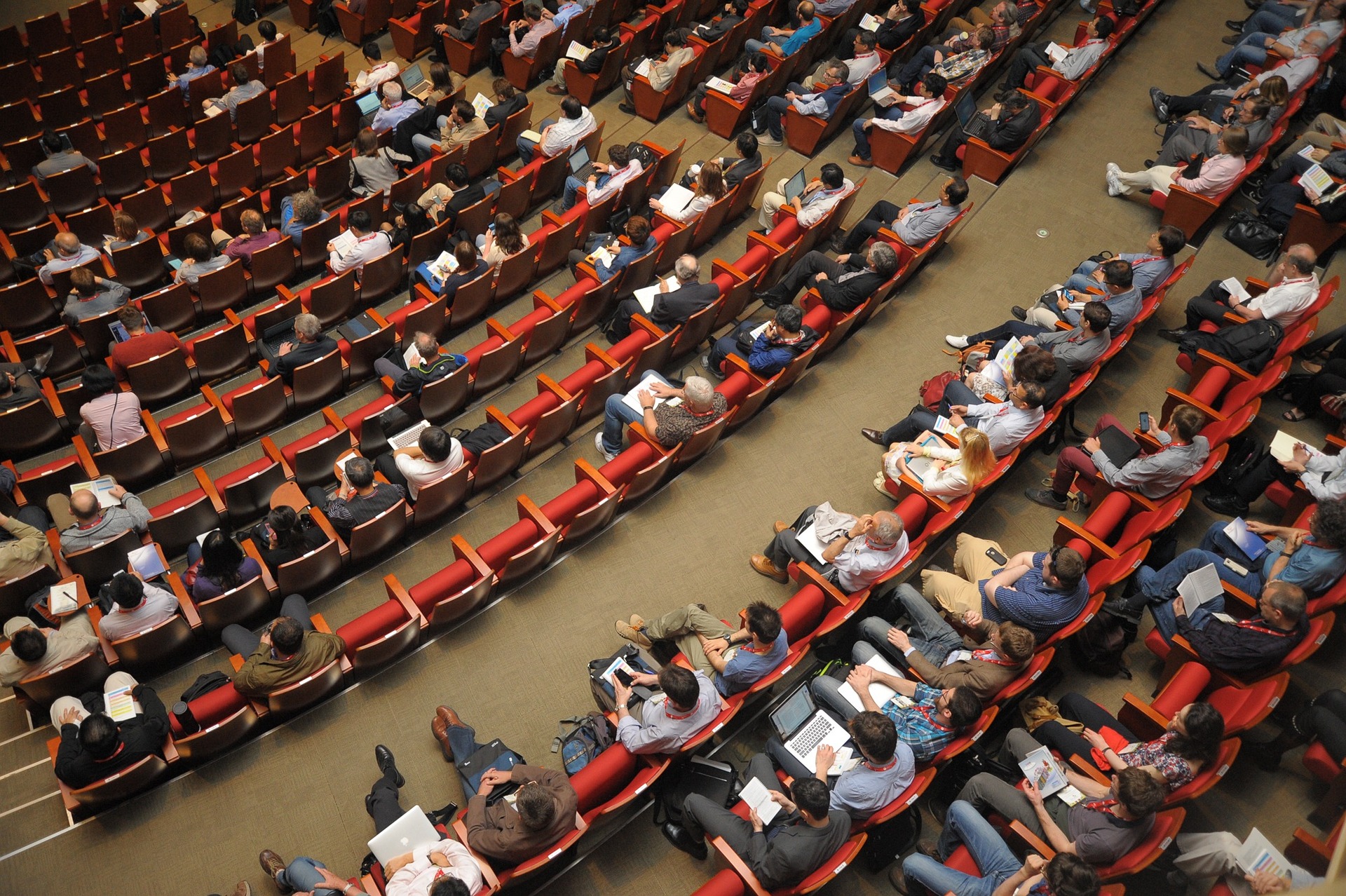 lots of people attending an event